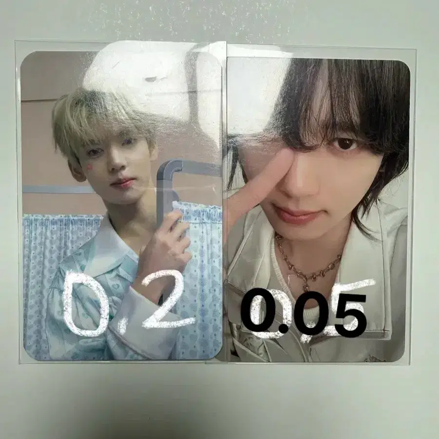 Zerobaseone zb1 And2ble Han Yujin sign photocard sign photocard