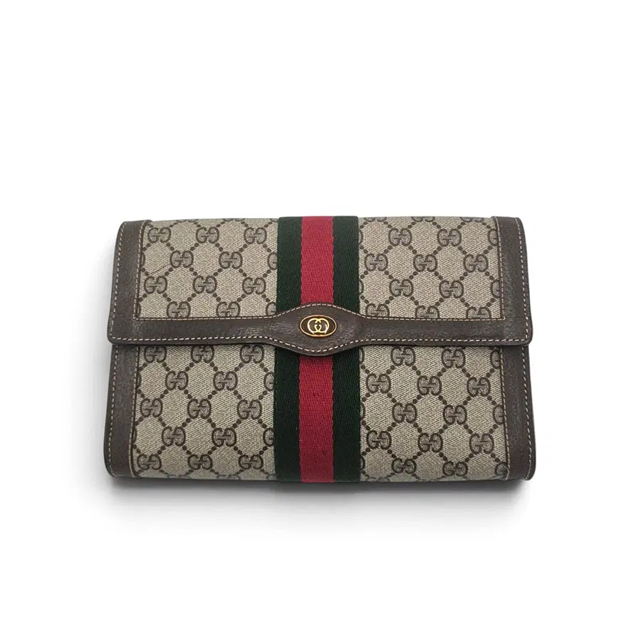 GUCCI 구찌 정품 여성가방 슈프림 GG 삼선 장판 미니 클러치백 파우치백 세컨백 빈티지 청라 중고 명품 25085