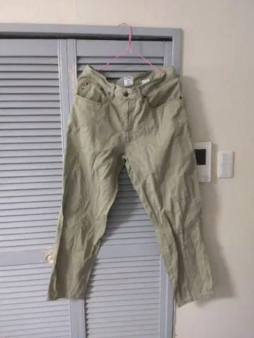 고급 MOSCHINO JEANS 모스키노 치노 팬츠 베이지 이탈리아제