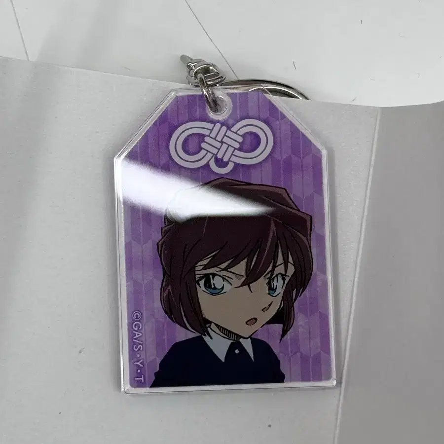 코난 오마모리 키링 하이바라(장미)