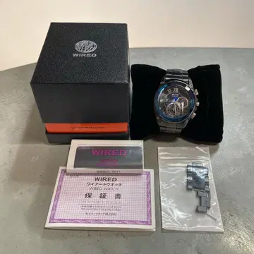 가동품 SEIKO 세이코 WIRED 와이어드 손목시계 크로노그래프