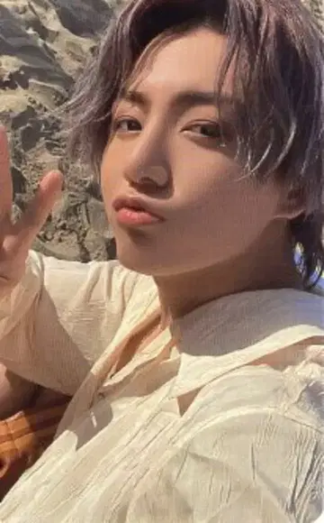 BTS Butter 정국 트레이딩 카드 오렌지