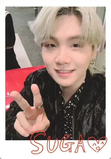 BTS 2021 PERMISSION TO DANCE SUGA 미니 포토 카드 SP