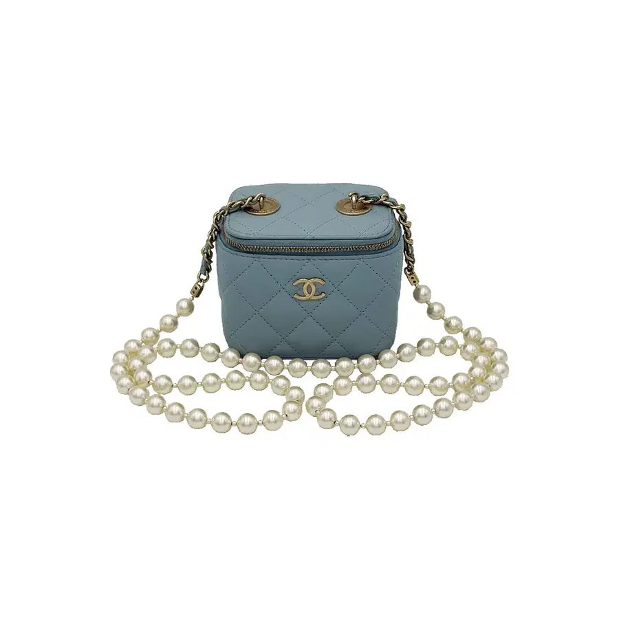 샤넬 Chanel AP2581 클래식 정사각 진주 스트랩 미니 베니티백 (32번대)