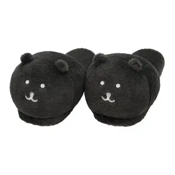 나가노 후와모치! 블랙 투성이 봉제 인형 복권 C상 촉촉 곰 슬리퍼