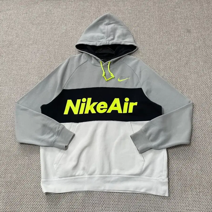 M 나이키 AIR 기모 후드티셔츠 B.6436