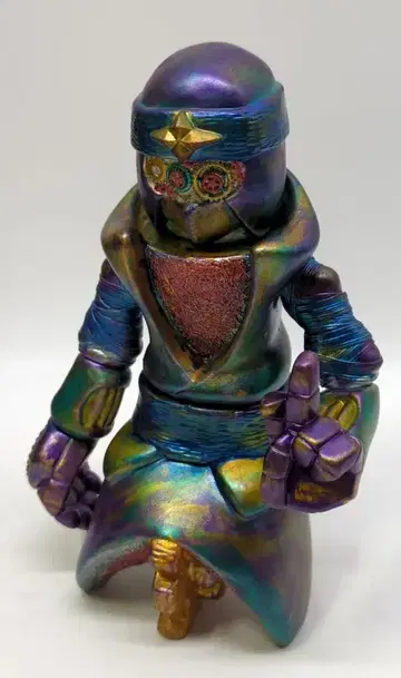 Spiral Toys 카라쿠리 닌자 보라색/그린/파랑/금