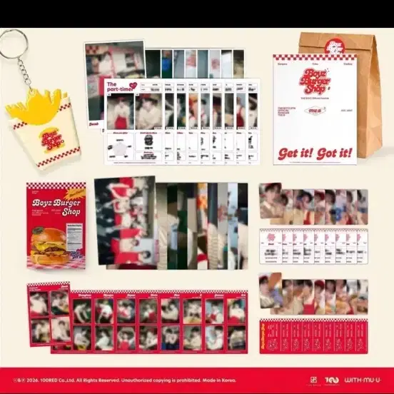 (미개봉) 더보이즈 더비 8기 키트 미개봉 포카 양도