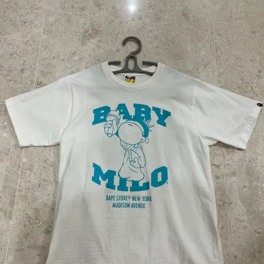 베이프 마일로 뉴욕 반팔티