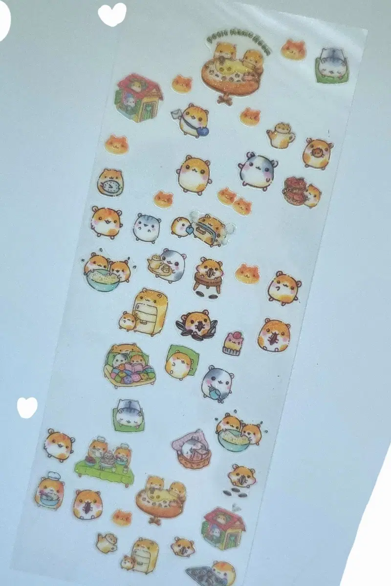 **오늘만**고전 햄스터 스티커 빵집햄