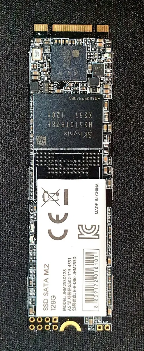 넥스트북 M.2 SATA SSD 2280 128GB(미사용 새상품)