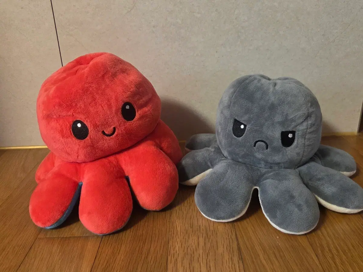 리버시블 문어 인형