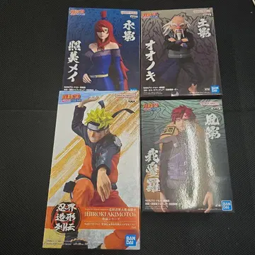 NARUTO 피규어 4체 세트 테루미 메이 오오노키 가아라 나루토