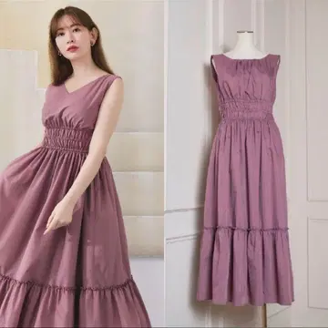 rose / Riviera Double Bow Dress Herlipto