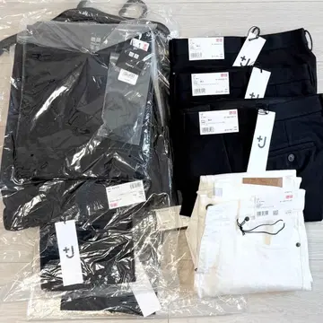 미사용품 7점 모음 UNIQLO +J 팬츠 원피스 청바지 슬랙스