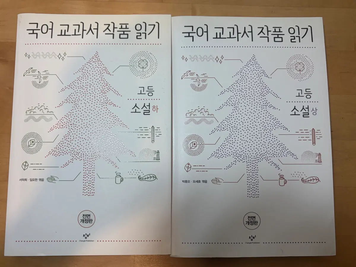 국어 교과서 작품 읽기 고등 소설 상/하 2권