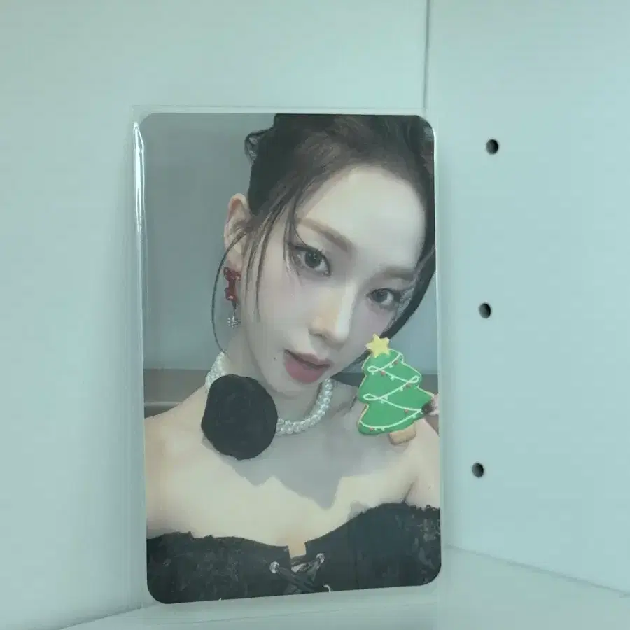 에스파 카리나 크리스마스 포카