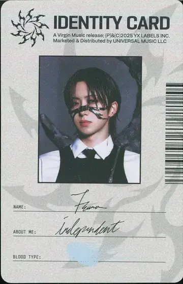 &TEAM 일반ver FUMA Go in Blind (월랑) ID 카드