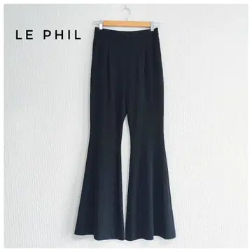 새상품급 LE PHIL 루필 스무스 플레어 팬츠 블랙 1 스트레치 워셔블