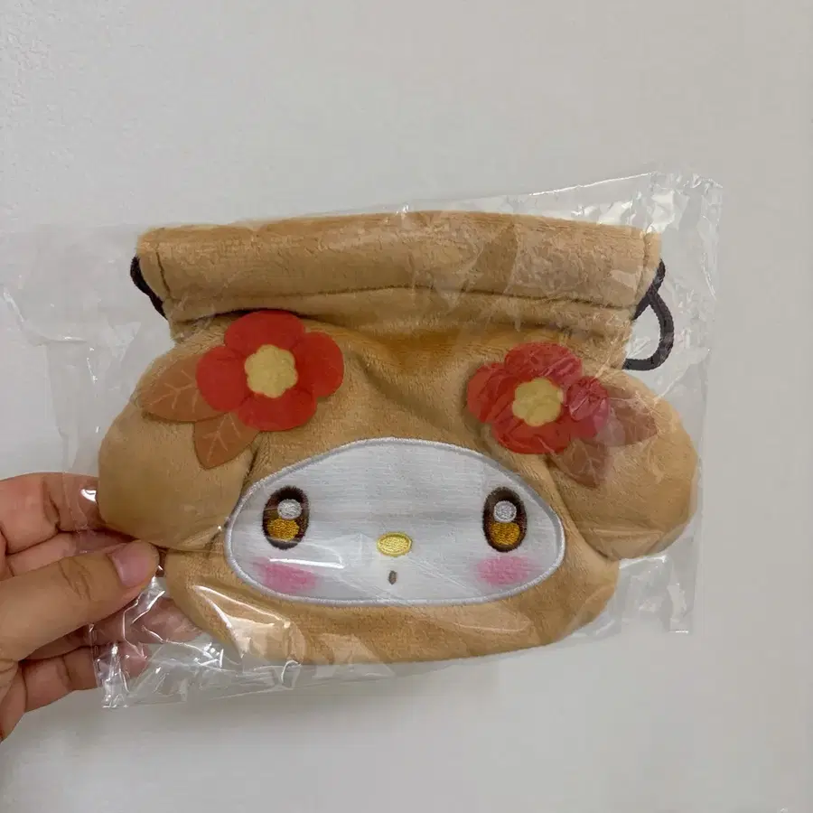 마이멜로디 호지차 복조리 파우치