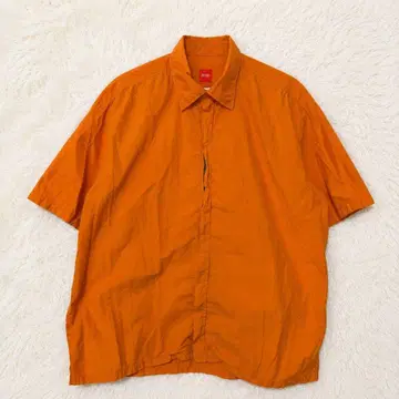 HUGO BOSS ORANGE 반팔 셔츠 지퍼 자켓 오렌지