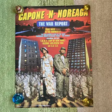 오리지널 포스터 CAPONE-N-NOREAGA THE WAR REPORT