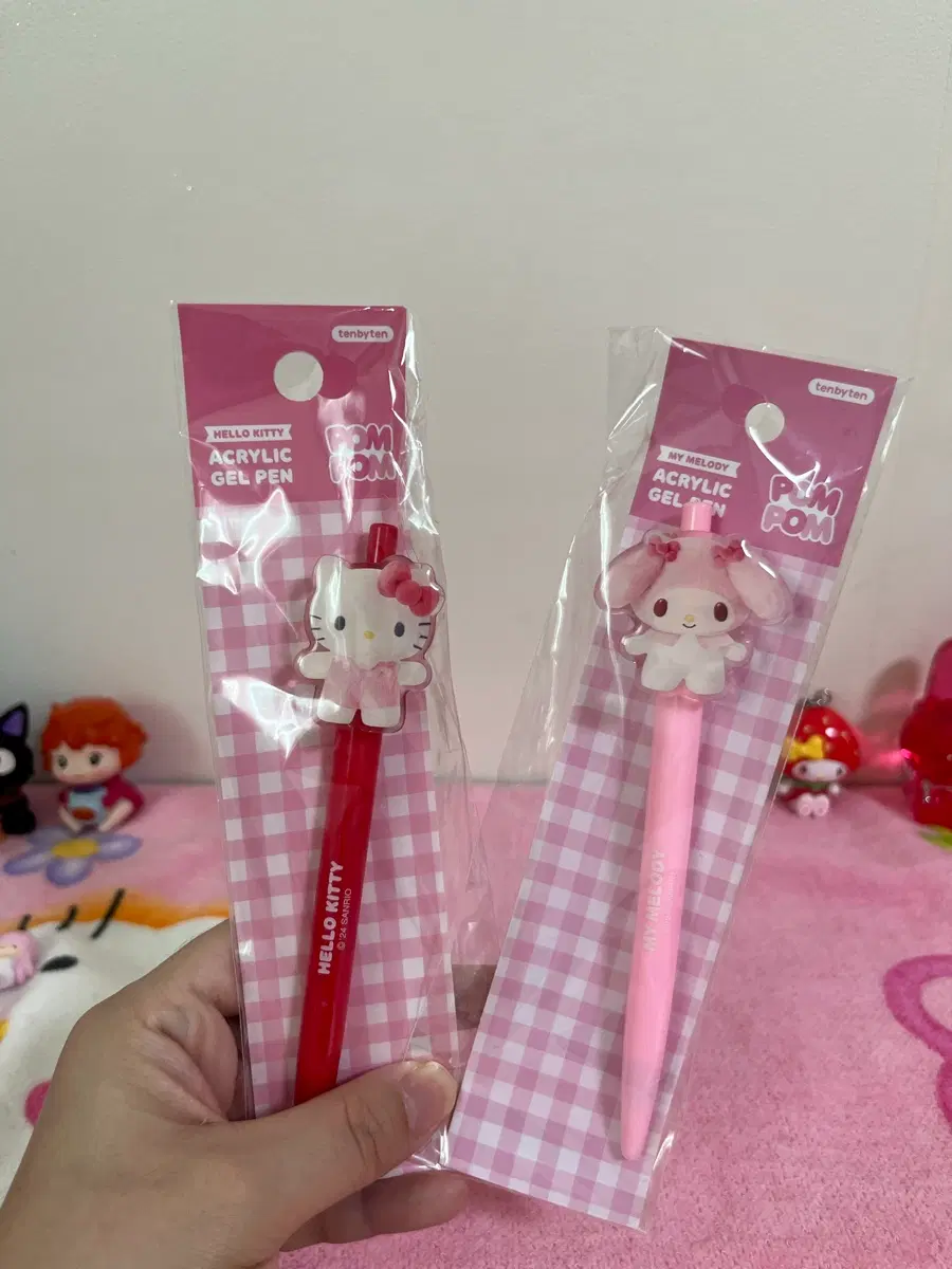 키티 마멜 볼펜 세트