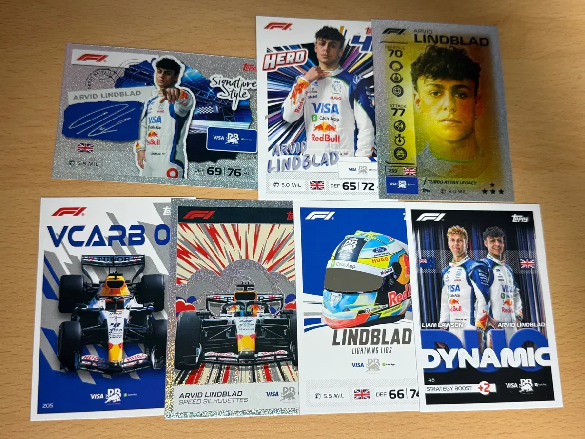 F1 터보 어택스 2026 린드블라드 카드