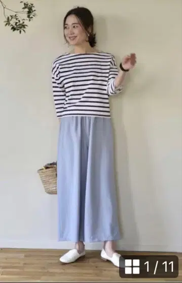 OUR HOME 린넨풍 와이드 팬츠