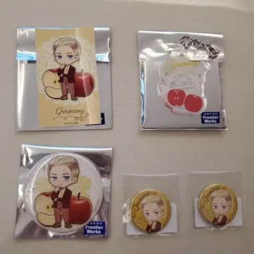 헤타리아 독일 Fruit Party 캔뱃지 아크릴 키링 스티커 특전 포함