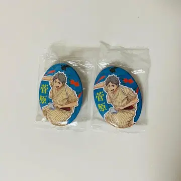 하이큐!! 타원 캔뱃지 스가와라