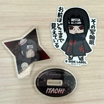 NARUTO 우치하 이타치 턱시도샘 산리오 콜라보 아크릴 스탠드 외