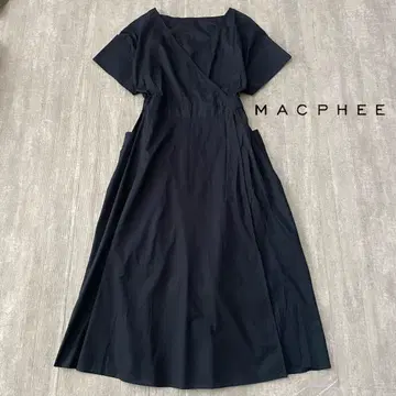 MACPHEE 카슈쿨 백 포켓 원피스