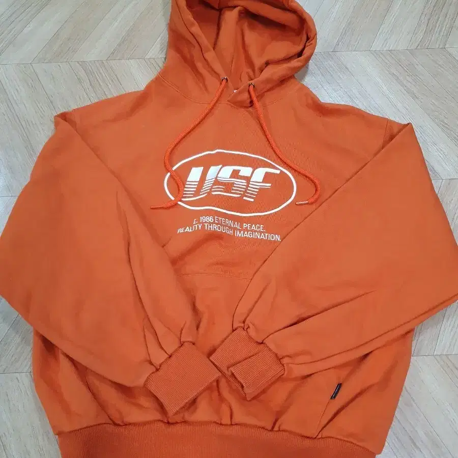 USF 오렌지색 남자 후드티