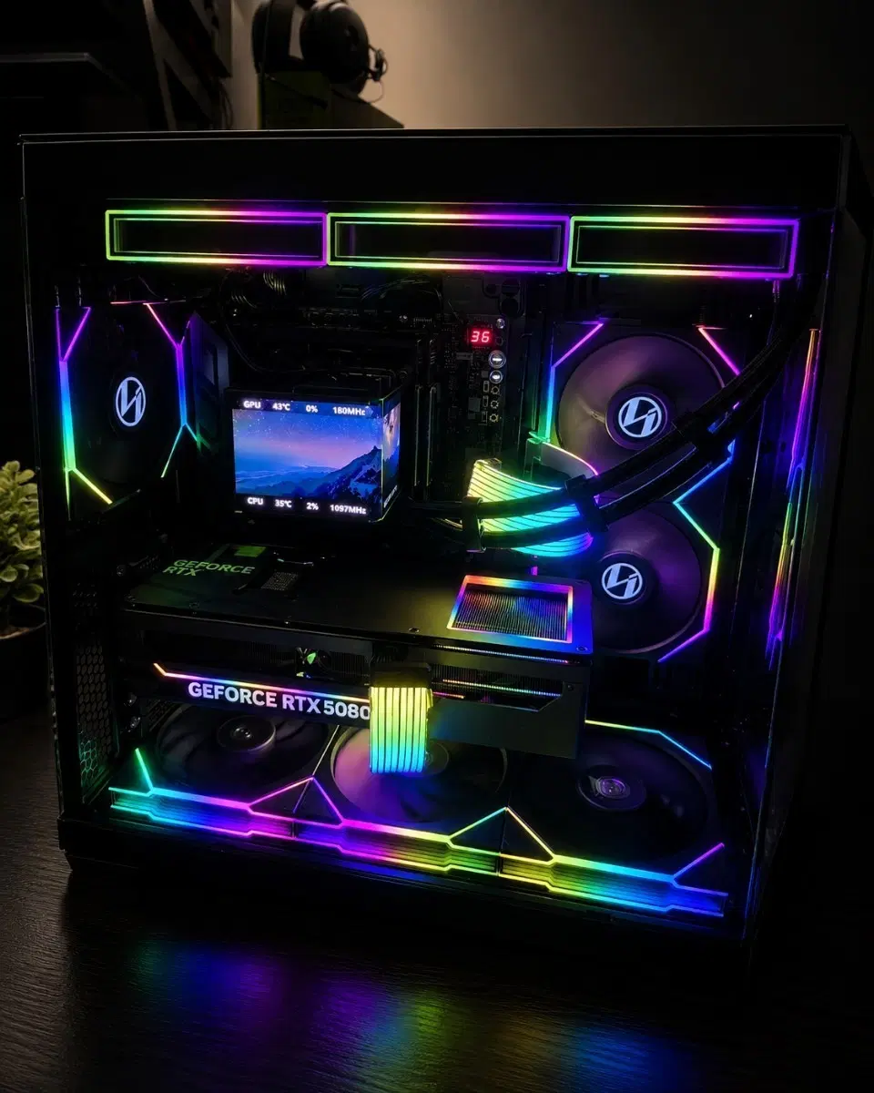 i9-14900K Z790APEX 5080 리안리 고급튜닝PC