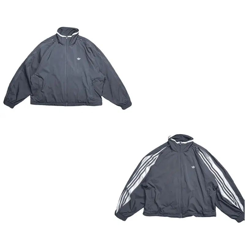 ADIDAS 아딜레니엄 트랙탑 그레이 XL
