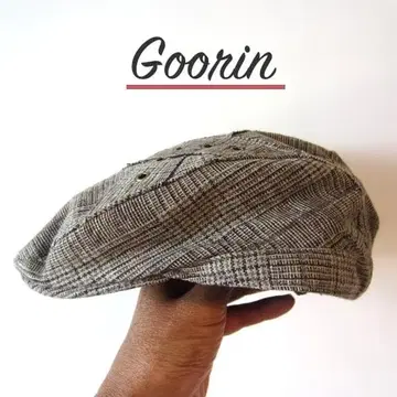 새상품급 GOORIN BROTHERS 글렌체크 헌팅캡