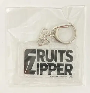 랜덤 캡슐 -KLB. 3주년- FRUITS ZIPPER 로고 아크릴 키링