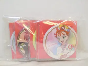 도에이 애니메이션 프리티 스토어 한정판 프리티 봉투 2022 웃는 문에는 트로피컬 캔뱃지 세트