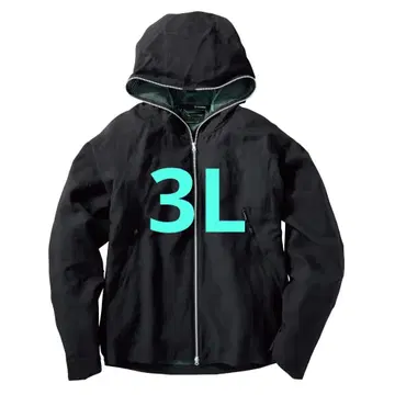 워크맨 엑스쉘터 더위알파 후디 블랙 3L XS601A