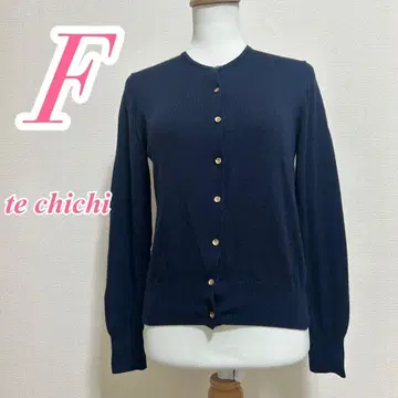 Te chichi 테치치 가디건 네이비 크루넥 긴팔 F