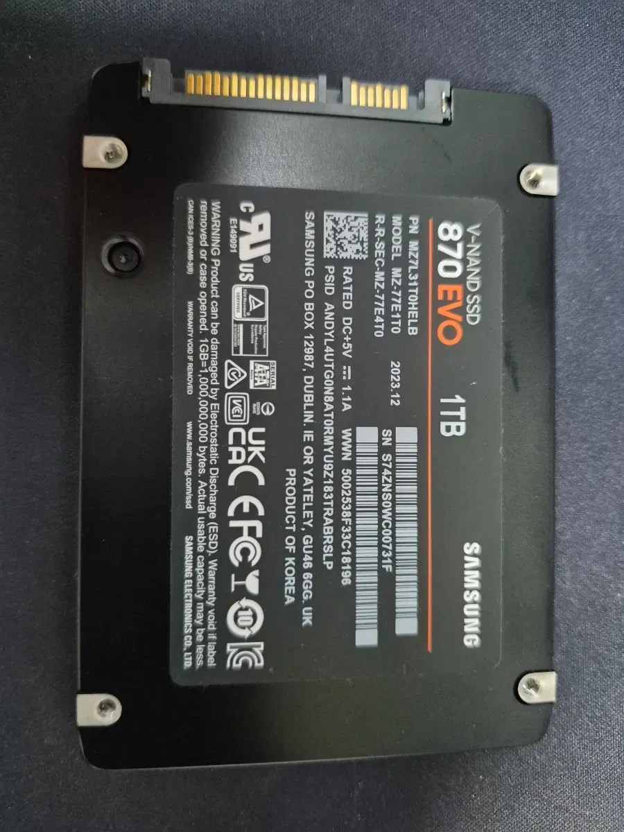 SSD 870EVO 1TB
