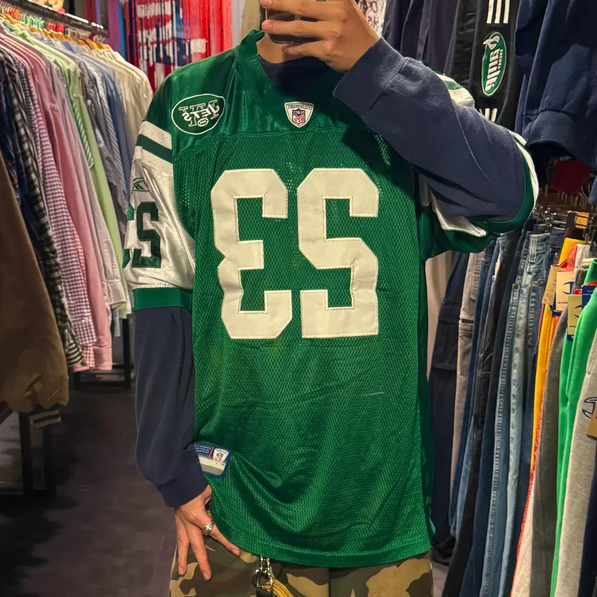 [IM] NFL x Reebok NO.23 GREENE 반팔져지 그린