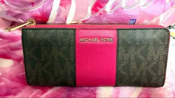 [MICHEAL KORS] 장지갑 핑크