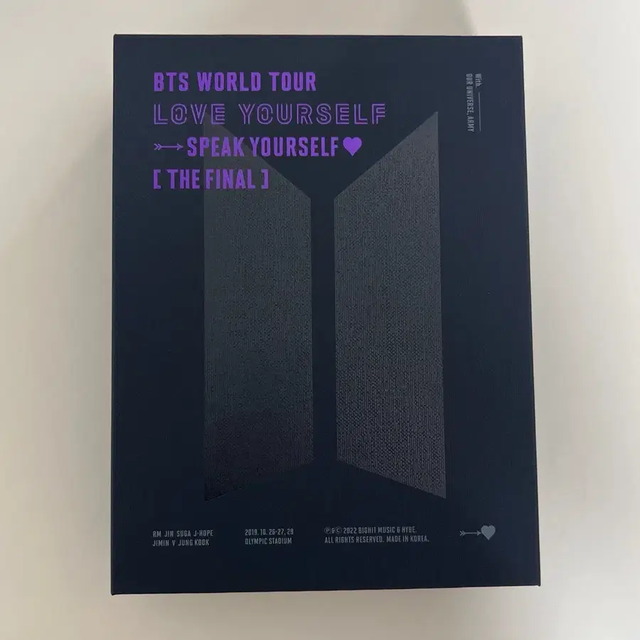 방탄소년단 BTS 스파콘 블루레이