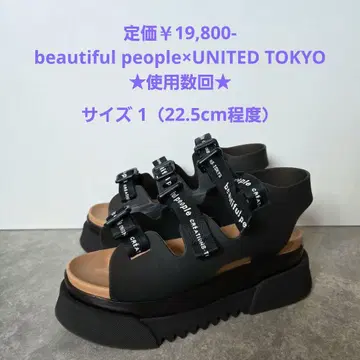 beautiful people 스트랩 샌들 사이즈 1 블랙 UT 별주