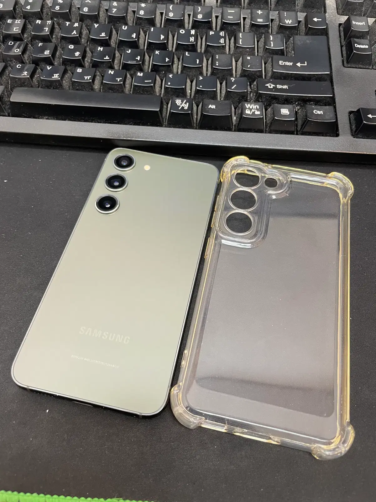 갤럭시S23 그린 256GB 무잔상 상태좋은 중고39만5천팝니다