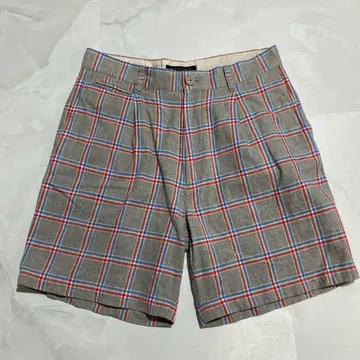 새상품급 미스터 젠틀맨 숏팬츠 체크 무늬 남성용