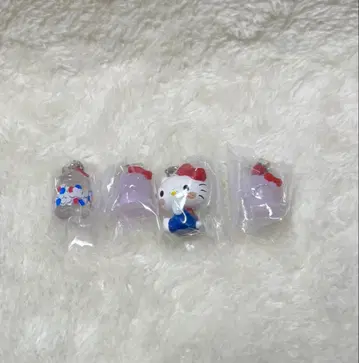 Monchhichi x HelloKitty 메지루시 액세서리 4개 세트