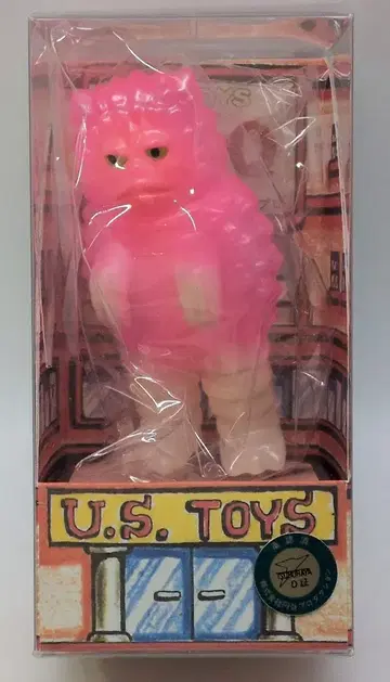 U.S.TOYS 유에스 포켓 미니 소프트 비닐 빌드 상자 BB 가라몬 글로우 성형 GID 핑크